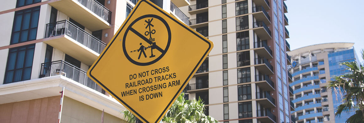 Do not cross Sign