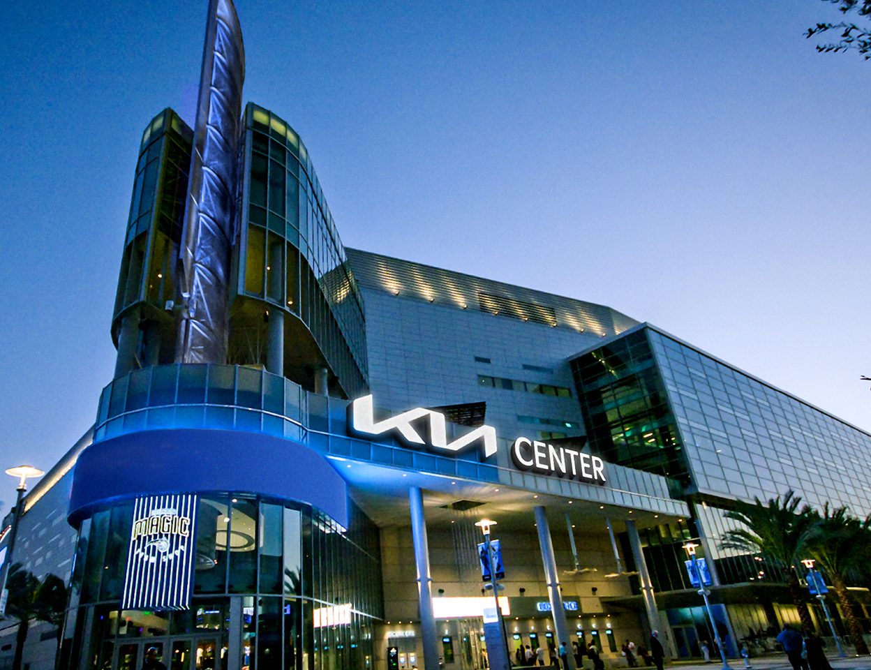 Kia Center - Night Shot KIA Center at Night